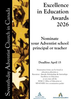 Nominate an outstanding educator (teacher or principal) from PACeS for an Excellence in Education award! We have some amazing teachers at PACeS! Contact Mr. Elias for more details!